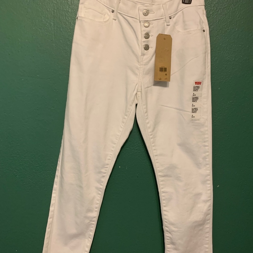 Levi’s Classic Mid Rise Skinny Ankles Size  8